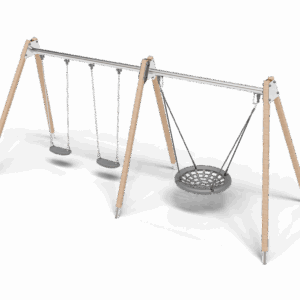 Качели двойные