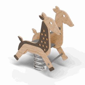 Качалка на пружине “Олень” сдвоенная