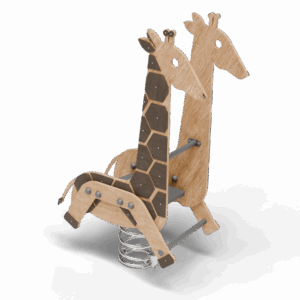 Качалка на пружине “Жираф” сдвоенная