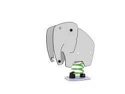 Пружинная качалка Ely