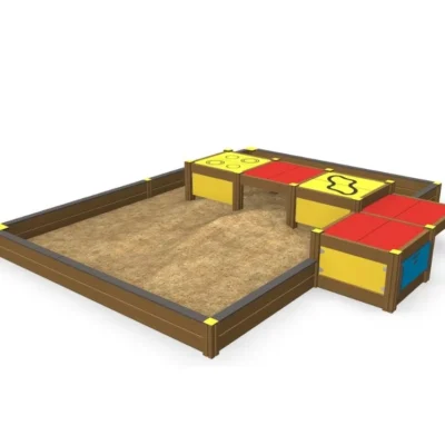 Песочница со столиками и лазами «Елена», Новые горизонты