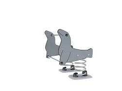 Пружинная качалка Simmy