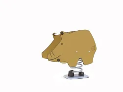 Пружинная качалка Piggy