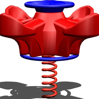 Пружинная качалка "4 Seat Teeter with Bubble Top", Hags