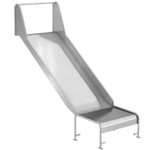 Горка из нержавеющей стали, прямая, открытая, высота 1 500 мм арт. SGN0012