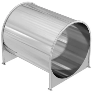 Горка из нержавеющей стали, сквозная, открытая, длина 900 мм арт. SGN0040