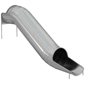 Горка из нержавеющей стали, прямая, закрытая, высота 1 500 мм арт. SGN0010