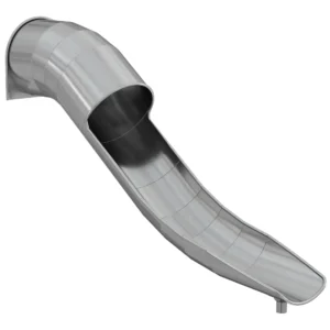 Горка из нержавеющей стали, прямая, полуоткрытая, высота 1500 мм арт. SGN0029