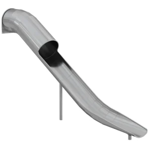 Горка из нержавеющей стали, прямая, полуоткрытая, высота 2500 мм арт. SGN0031