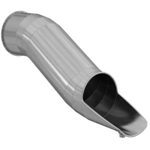 Горка из нержавеющей стали, прямая, закрытая, высота 1 000 мм арт. SGN0025