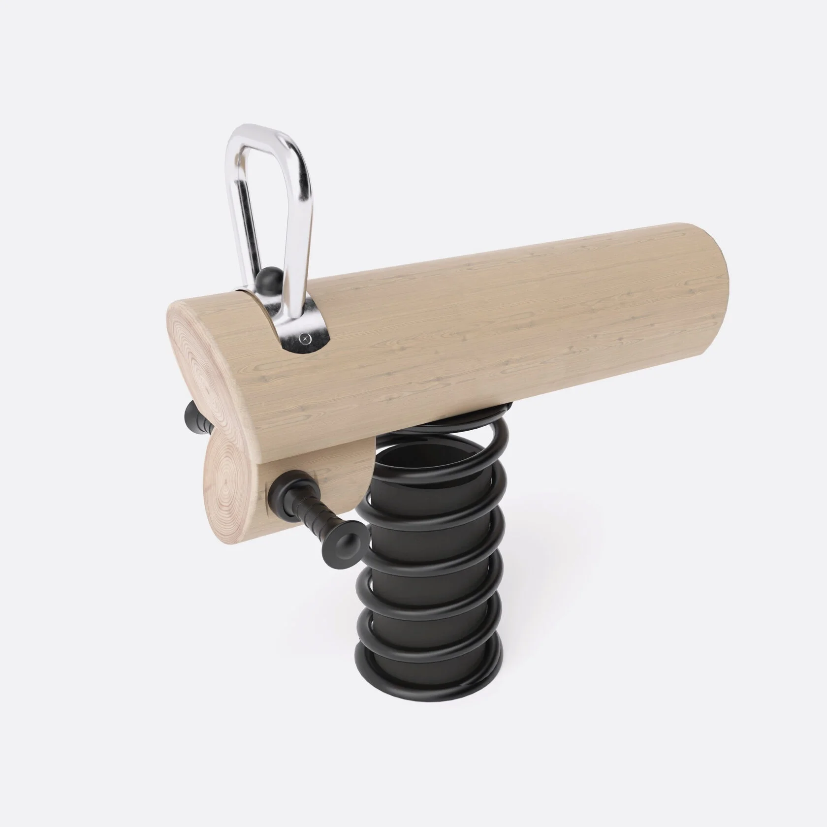 Качалка на пружине из робинии арт. SHLG0018