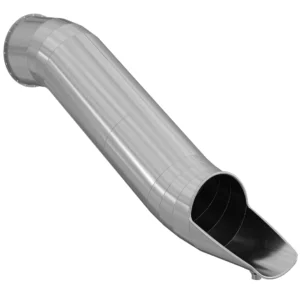 Горка из нержавеющей стали, прямая, закрытая, высота 1 500 мм арт. SGN0026