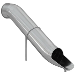 Горка из нержавеющей стали, прямая, закрытая, высота 2 000 мм арт. SGN0027