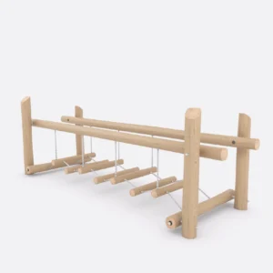 Игровой комплекс с мостиком из робинии арт. SHLG0002