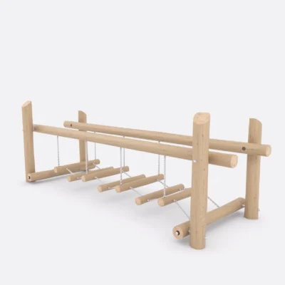 Игровой комплекс с мостиком из робинии, Шелби