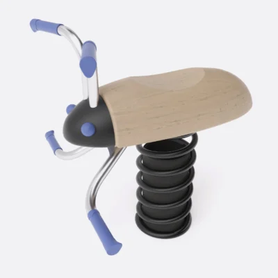 Качалка на пружине из робинии, Шелби