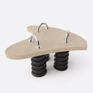 Качалка на пружинах из робинии арт. SHLG0019