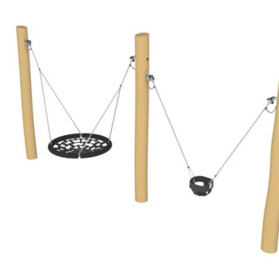 Качели с одной осью вращения, Наш двор