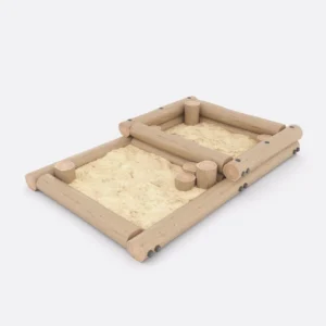 Песочница двойная из робинии арт. SHLG0009