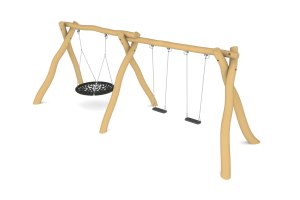 Качели с одной осью вращения