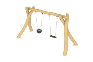 Качели с одной осью вращения