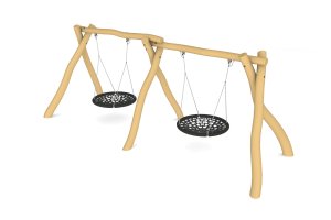 Качели с одной осью вращения