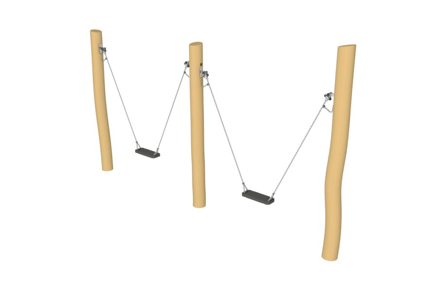 Качели с одной осью вращения, Наш двор