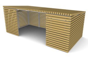 Навес для контейнеров ТБО