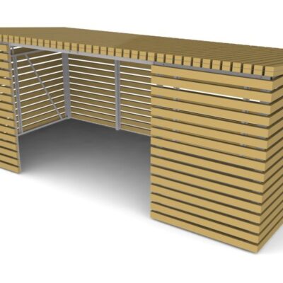 Навес для контейнеров ТБО, Наш двор