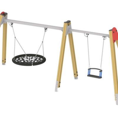 Качели с одной осью вращения, Наш двор