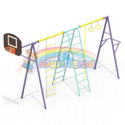 Гимнастический комплекс с баскетбольным щитом, Наша семья