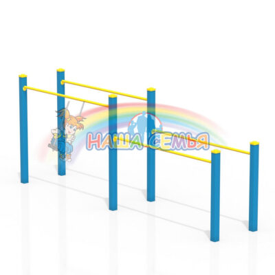 Брусья для воркаут разновысокие, Наша семья