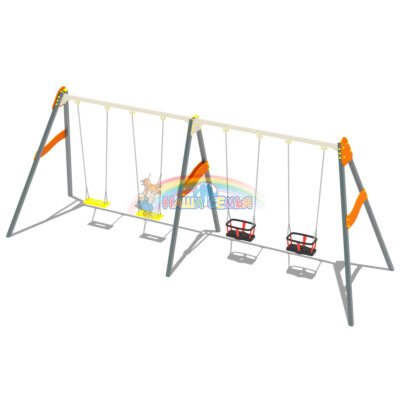 Качели на 3-х стойках четырехместные, Наша семья