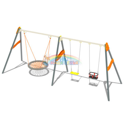 Качели на 3-х стойках, Наша семья