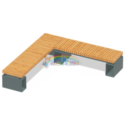 Скамья угловая "Тип 1", Наша семья