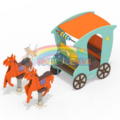 Карета с лошадками (Арт. 4600)