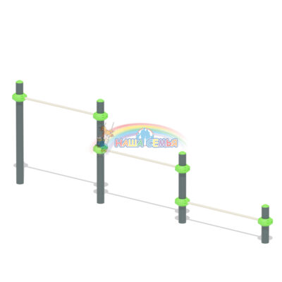 Каскад турников тройной "СХ-6", Наша семья