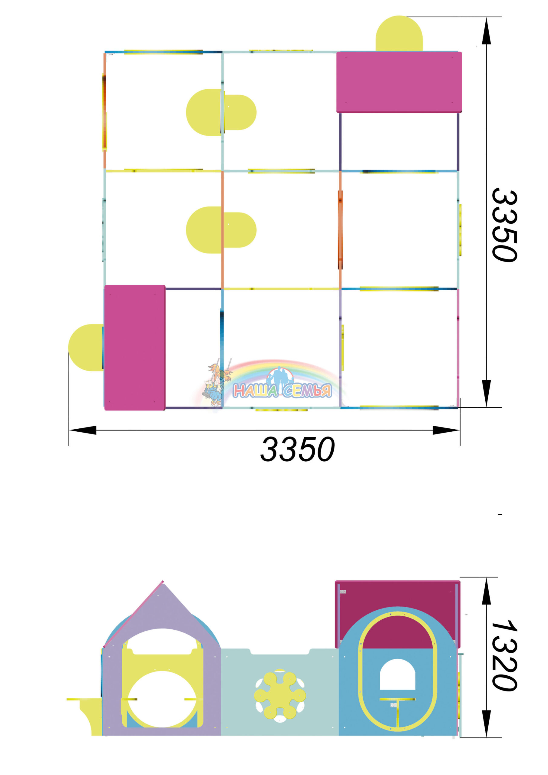 Домик-лабиринт "Тип 3", Наша семья — изображение 2