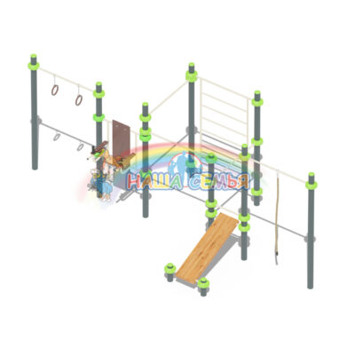 Спортивный комплекс для воркаут "СХ-32", Наша семья