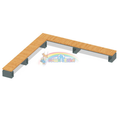 Скамья угловая "Тип 3", Наша семья