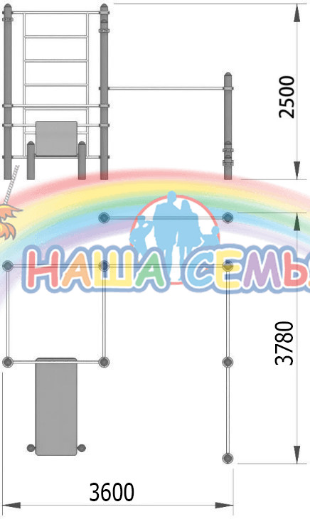 Спортивный комплекс для воркаут "СХ-31", Наша семья — изображение 2